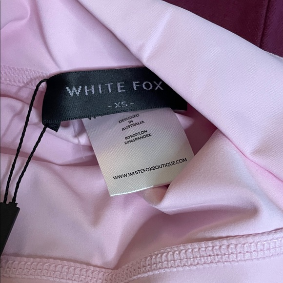 White Fox Pink Shorts and Tote Set - Picture 5 of 7